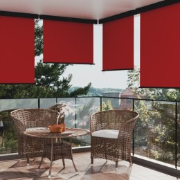 Markiza boczna na balkon, 145x250 cm, czerwona