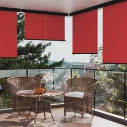 Markiza boczna na balkon, 165x250 cm, czerwona