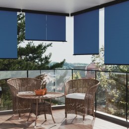 Markiza boczna na balkon, 165x250 cm, niebieska