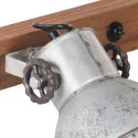 VidaXL Industrialna lampa ścienna, srebrna, 45x25 cm, E27