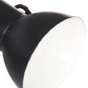 VidaXL Industrialna lampa ścienna, czarna, 45x25 cm, E27