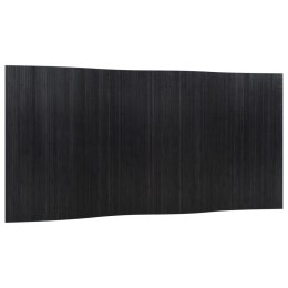 VidaXL Parawan, czarny, 165x400 cm, bambusowy