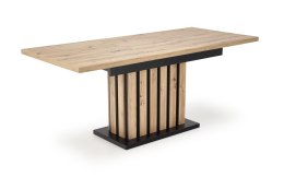 LAMELLO stół rozkładany 160-210/90 cm dąb artisan/czarny