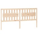 Wezgłowie łóżka, 185,5x4x100 cm, lite drewno sosnowe