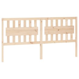 Wezgłowie łóżka, 185,5x4x100 cm, lite drewno sosnowe