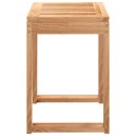 Stołek do łazienki, 40x30x46 cm, lite drewno orzechowe