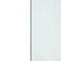 Panel kominkowy, szklany, prostokątny, 120x50 cm
