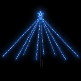 Choinka z lampek, wewn./zewn., 400 niebieskich diod LED, 2,5 m