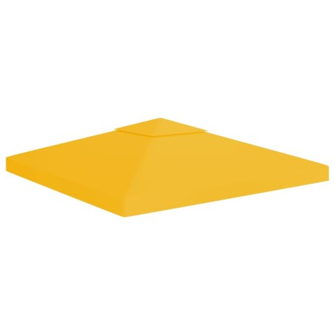 2-poziomowe zadaszenie altany, 310 g/m² 3x3 m, żółte