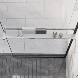 Półka ścienna do prysznica typu walk-in, chromowa, 80 cm