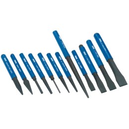 Draper Tools 12-częściowy zestaw dłut do metalu i punktaków, 26557