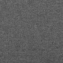 Zagłówek uszak, ciemnoszary, 163x16x118/128 cm, tkanina