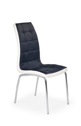 K186 krzesło czarno - białe