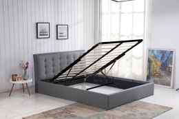 PADVA 160cm łóżko z pojemnikiem popielaty