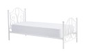 PANAMA 90 cm łóżko metalowe biały