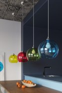 Lampa wisząca BALL błękitna