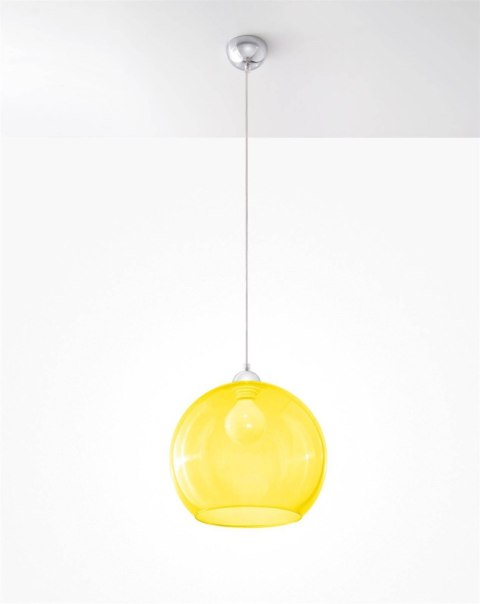 Lampa wisząca BALL żółta
