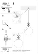 Lampa wisząca UGO 20 chrom