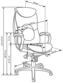 QUAD fotel gabinetowy czarny