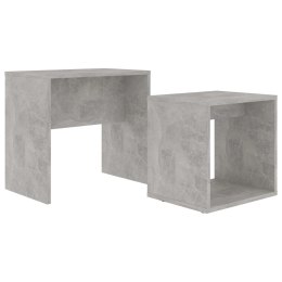 Zestaw stolików kawowych, betonowa szarość, 48x30x45 cm
