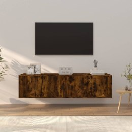 Zestaw 3 szafek TV, przydymiony dąb, materiał drewnopochodny