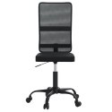 Krzesło biurowe, czarne, z siatką