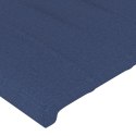 Zagłówek uszak, niebieski, 147x16x118/128 cm, tkanina