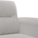 Fotel, jasnoszary, 60 cm, obity mikrofibrą