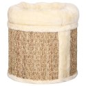 Domek dla kota z luksusową poduszką, 33 cm, trawa morska