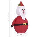 Dekoracja świąteczna, Mikołaj z LED, luksusowa tkanina, 120 cm
