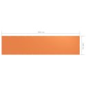 Parawan balkonowy, pomarańczowy, 120x500 cm, tkanina Oxford