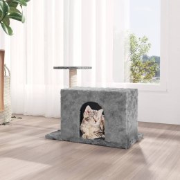 Drapak dla kota z sizalowym słupkiem, jasnoszary, 51 cm