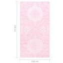 Dywan na zewnątrz, różowy, 160x230 cm, PP