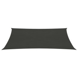 Żagiel przeciwsłoneczny, 160 g/m², antracytowy, 3x4,5 m, HDPE