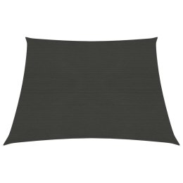 Żagiel przeciwsłoneczny, 160 g/m², antracytowy, 3/4x3 m, HDPE