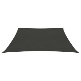 Żagiel przeciwsłoneczny, 160 g/m², antracytowy, 3/4x3 m, HDPE