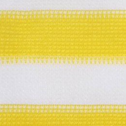 Parawan balkonowy, żółto-biały, 120x600 cm, HDPE
