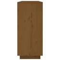 Szafka, miodowy brąz, 120x35x80 cm, lite drewno sosnowe