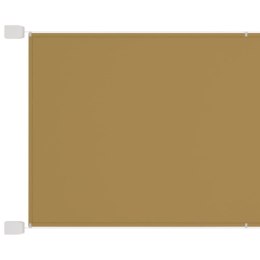 Markiza pionowa, beżowa, 140x420 cm, tkanina Oxford