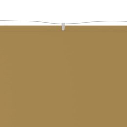 Markiza pionowa, beżowa, 140x420 cm, tkanina Oxford