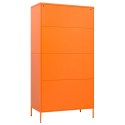 Szafa, pomarańczowa, 90x50x180 cm, stalowa