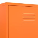 Szafa, pomarańczowa, 90x50x180 cm, stalowa
