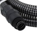 Wąż ssący z mosiężnymi złączami, czarny, 1" 10 m, PVC
