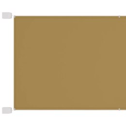 Markiza pionowa, beżowa, 140x1200 cm, tkanina Oxford