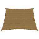 Żagiel przeciwsłoneczny, 160 g/m², taupe, 3/4x3 m, HDPE