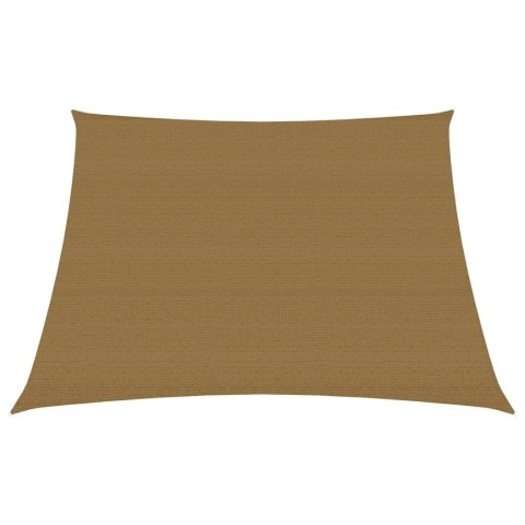 Żagiel przeciwsłoneczny, 160 g/m², taupe, 3/4x3 m, HDPE