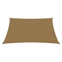 Żagiel przeciwsłoneczny, 160 g/m², taupe, 3/4x3 m, HDPE