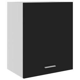 Szafka wisząca, czarna, 50x31x60 cm, materiał drewnopochodny