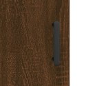 Witrynka, brązowy dąb, 69,5x34x180 cm, materiał drewnopochodny