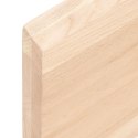Blat do łazienki, 200x40x4 cm, surowe lite drewno